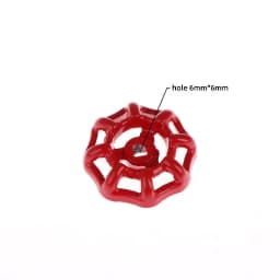 1Pc Cast Iron Inner Hole 5/6/7/8/9mm Cast Iron Valve Handle Gate Valve Ball Valve Hand Wheel Shutoff Value Water Pipe Fitting