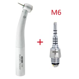 DEASIN Dental 9000 Fiber Optic LED High Speed Air Turbine Handpiec Handpiece Compatible for KaVo Quick Coupling Dentistry Tools