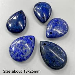 Water Drop Shape Stone Charms Faceted Amazonite Pendant Natural Gems Crystal Charms For Jewelry Making DIY Necklace 13x18mm