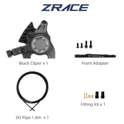 ZRACE M1 XG Flat Mount Brake for Flat Bar Gravel / BMX Raceing,Full CNC Lightweight, Front and Rear Flat Handler Bar Gravel