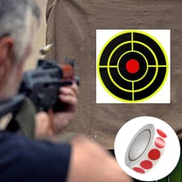 1000Pcs/Roll 0.75In Round Color-Code Dot Labels Adhesive Shooting Sticker for Archery Bow Hunting Practice Training Targets