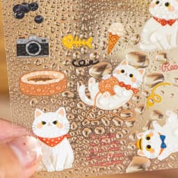 Journal GO 20pcs Kitten Diary Sticker Book Lovely Scrapbooking diy Cat Stickers for Collage Junk Journal Card Mobile Alum Decor