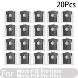 Compatible for Mova P50 Pro Ultra, Mova P10 Pro Ultra Accessories Tricut Brush Hepa Filter Mop Cloth Dust Bag