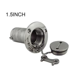 Marine Boat Hardware Deck Filler 38/50mm 316 Stainless Steel Key Cap Filler Water Waste Diesel Gas Fuel Deck Filler 1.5" and 2"