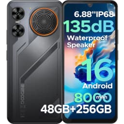 Doogee M30 Smartphone 135Db Speaker Android 16 8000Mah Battery 6.88'' Screen 48Gb Ram (6Gb +42Gb) 256Gb Rom Unisoc T7280 Nfc
