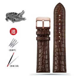 Alligator Watch Strap 12mm 14mm 15mm 16mm 17mm 18mm 19mm 20mm 21mm 22mm Black Brown Blue Crocodile Skin Watchband for Any Brands