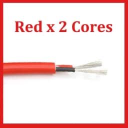 1/5/10M Sq 0.3 0.5 0.75 1 1.5 2 2.5 4 6mm Ultra Silicone Rubber Cable 2 3 4Cores Insulated Flexible Copper High Temperature Wire