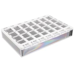 1pc Plastic Pill Storage box 28 Grids Pill Storage Box Pills Vitamins Organizer Weekly Medicine Storage Case