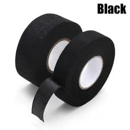 15 Meter Heat-resistant Flame Retardant Tape Adhesive Cloth Tape For Car Cable Harness Wiring Loom Protection Width 9/19/25MM