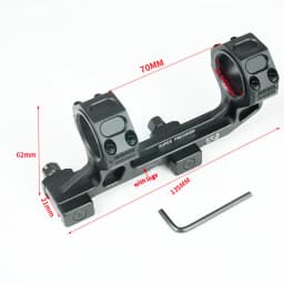 Tactical GEISSL Sight Base Optical Mount 25.4mm/30mm Optical Bracket With Bubble Level To Maintain Stability Used For 20mm Rail