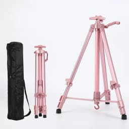 Foldable Portable Metal Sketch Easel Stand Metal Material 50-150CM Adjustable For Outdoor Painting 33*10cm Tray Optional