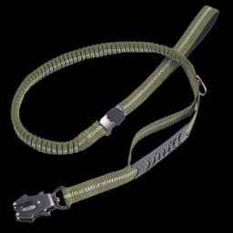 Heavy Duty Dog Leash with Elastic Bungee, Shock Absorption, Safety Clip Included, Medium and Large Dogs