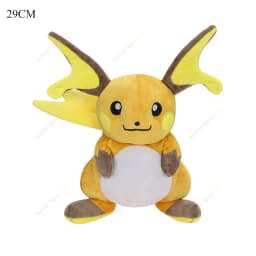 Cute Raichu Plush Toys Pikachu Evolution Raichu Soft Stuffed Animal Doll Decoration Plushies Christmas Birthday Gift for Kids