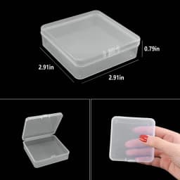 Plastic Organizer Box Storage Container Jewelry Box with Adjustable Dividers for Beads Art DIY Crafts Jewelry Fishing Tackles