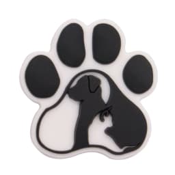 New Arrival 1pcs PVC Cute Cartoon Shoe Charms Fit Wristbands Kawaii Animal Dog Mom Bone Hole Slipper Decoration Shoe Accessories