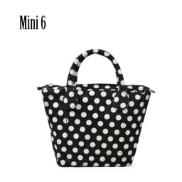 TANQU Short Long Round Flora Canvas Fabric Handle with Insert Lining for Obag Classic Mini O Bag Women's Bags Shoulder Handbag