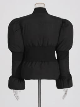 TWOTWINSTYLE Solid Slimming Coats For Women Stand Collar Flare Sleeve Patchwork Zipper Minimalist Tunic Jackets Female Fashion