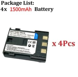 1500mah NB-2LH NB 2L 2LH NB-2L Battery for Canon EOS Rebel XT XTi 350D 410D G7 G9 S70 S80 ZR500 ZR950 ZR960 HG10 with Charger