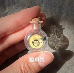 6Points DollHouse Miniature Magic Potions Retro Magic House Bryce Model BJD Potion Bottle Ob Scene Accessory Hourglass Gem Model