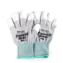 RELIFE RL-063 Anti-Static Gloves Non-slip ESD Electronic PU Insulation Coated Finger Protection for Phone Repair Working Gloves