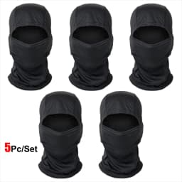 1pc/5pcs Stretchy Breathable Balaclava Cap Unisex Bicycle Motorcycle Helmet Inner Cap Outdoors Hiking Hunting Ski Mask Scarf