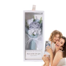 Carnation Flower Bouquet Multipurpose Decorative Flower Box Floral Set Realistic Artificial Bath Floral For Mother's Day Birthda