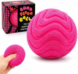 Fuzz Ball Squishy Stress Ball, Soft Fidget Squishy Fuzz Squeeze Ball for Adults,Anxiety Stress Relief Toys, Party Favors Gift for Adults, Fun Christmas Gift, Party Favors Gifts, Prizes for Students