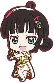 Love Live Sunshine Anime Lovelive Aqours Yoshiko Ruby Chika Hanamaru Dia Kanan Mari Game PVC Keychain