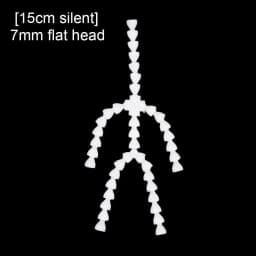 Sound/Silent Version Dolls Joint Skeleton for 15/20cm Plush Toy DIY Doll Ball Socket Flexible Armature Doll Accessories