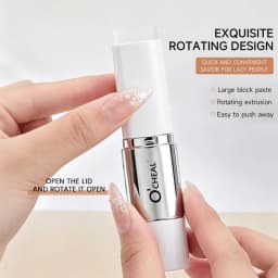 O'CHEAL Temperature Changing Foundation Stick Facial Coverage Blemishes Pores Double-Headed Face Matte Makeup Foundation Cream