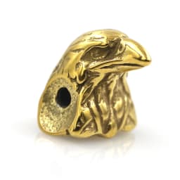 Stainless Steel Animal Eagle Head Claws Small Hole Beads Charms for Beaded Bracelet Necklace Jewelry Making Accessories 4Pcs