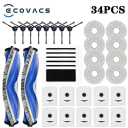 Ecovacs Debot T30 Pro Omni / T30 OMNI / YEEDI M12 Pro+ Parts Roller Side Brush Hepa Filter Dust Bag Mop Cloth Bracket