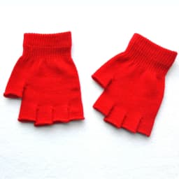 Autumn Winter New Half Finger Warm Gloves For Men Women Students Solid Knitted Mittens Outdoor Knitting Cycling Writing Gloves