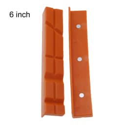 2pcs 4/5/6 Inch Magnetic Soft Pad Jaw Plain Weave/V Shaped For Metal Vise Bench Machine Tools For Metal Vise Bench Machine Tools