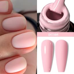 MEET ACROSS 7ml Orange Red Pink Gel Nail Polish Laser Sparkling Soak Off Semi Permanent Nail Art UV Gel Varnishes Spring Summer