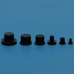 PVC Plug Rubber Plug Silicone Plugs Protective Low Temperature Resistance Stopper Cap Ring Tube Sleeve Washer Black Joint Pipe