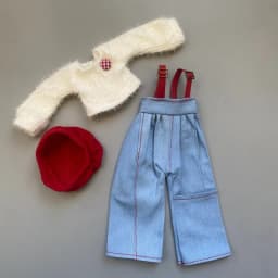 For 1/6 BJD Doll Clothes Accessories Set Leisure Lolita Skirt Pant Clothes Set Fit 30cm Cool Doll Accessories