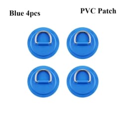 1/4Pcs Surfboard Dinghy Boat PVC Patch PVC D Rings Patch Deck Rigging Sup Board Round Ring Pad Kayaking Boat Surfing Accessories