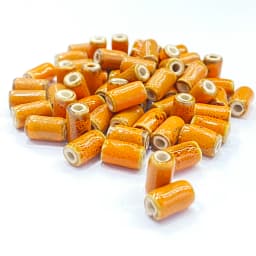 10*5MM Tube Shape Long Cylinder Ceramic Porcelain Spacer Beads For Jewelry Making DIY Column Accessory