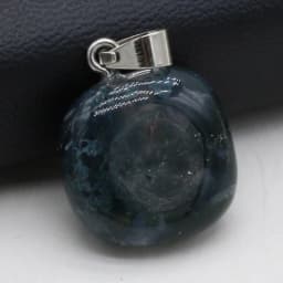 Natural Semi-precious Stone Pendant Irregular Cherry Blossom Agate for DIY Jewelry Making Necklace Size15x20-18x25