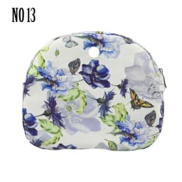 TANQU New Floral Composite Twill Cloth Waterproof Inner Lining Insert Zipper Pocket for O Bag Obag Moon Light for O Moon Light
