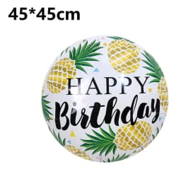 Cartoon Fruit Watermelon Pineapple Orange Birthday Balloons Wedding Holiday Festival Party Decoration Foil Balloon