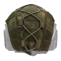 BOOIU Tactical Helmet Cover for Fast Helmet Multi-Camo Helmet Cover Military Paintball Hunting Shooting Gear - Without Helmet