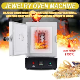 Industrial & Household Jewelry Casting Machine 1150℃ Oven Incubator Furnace With Visualization Window Burnout Equipment 1500W