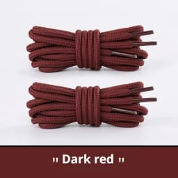 Heavy Duty Round Boots Shoelaces Durable Polyeste Outdoor Shoe Laces for Hiking Sporting Running Tear-Resistant Cotton Laces