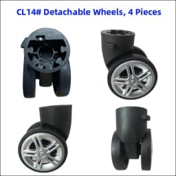 Universal Wheel Luggage Tool Box Wheel Bag Accessories Travel Suitcase Foot Wheel Luggage Carryon Spinner Wheel Removal