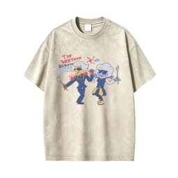 Washed Vintage Game Deltarune Spamton Funny Meme T-shirt Men's Women Clothing Casual Humor Lover Short Sleeve Oversized T Shirts