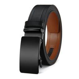 Men's Belt Metal Luxury Brand Automatic Buckle High-quality PU Leather High-quality Men's Business Casual Belt Multi-color