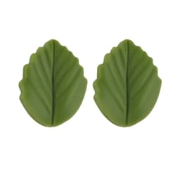 Sunrony 10pcs Mini Leaf Flower Silicone Beads For Jewelry Making Food Grade DIY Pacifier Chain Necklace Accessories