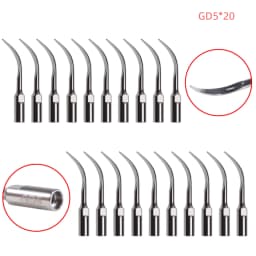20 PCS Multifunction Dental Ultrasonic Scaling Endo Tips Fit DTE SATELEC Handpiece